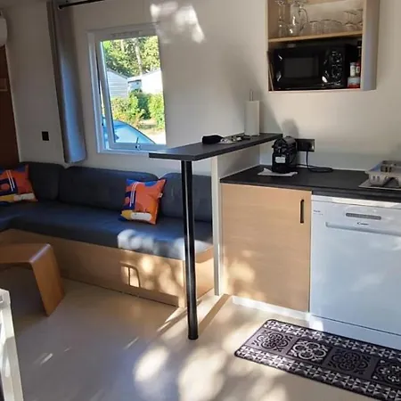 Mobilhome 6 Personnes Climatisation, Tv, Lave-vaisselle, 2 Salle De Bain, 3 Au Les Vignes A Dans Les Landes Avec Piscine, *