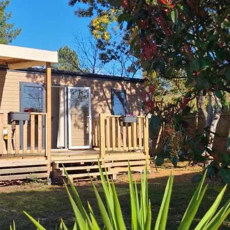 Campsite Mobilhome 6 Personnes Climatisation, Tv, Lave-vaisselle, 2 Salle De Bain, 3 Au Les Vignes A Dans Les Landes Avec Piscine, *